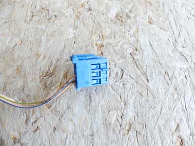 Mercedes Blue 6 Pole 2 Wire Connector Plug 04854596283